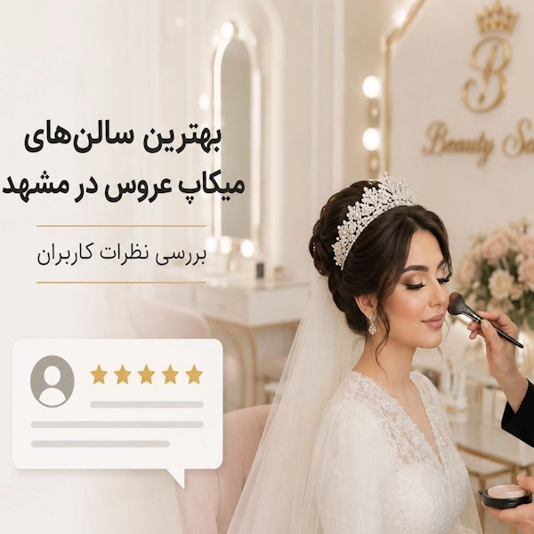 بهترین سالنهای میکاپ عروس در مشهد؛ بررسی نظرات کاربران